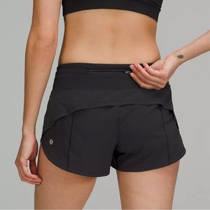 Lululemon Speed Up Low-Rise Lined Short 2.5" - Black